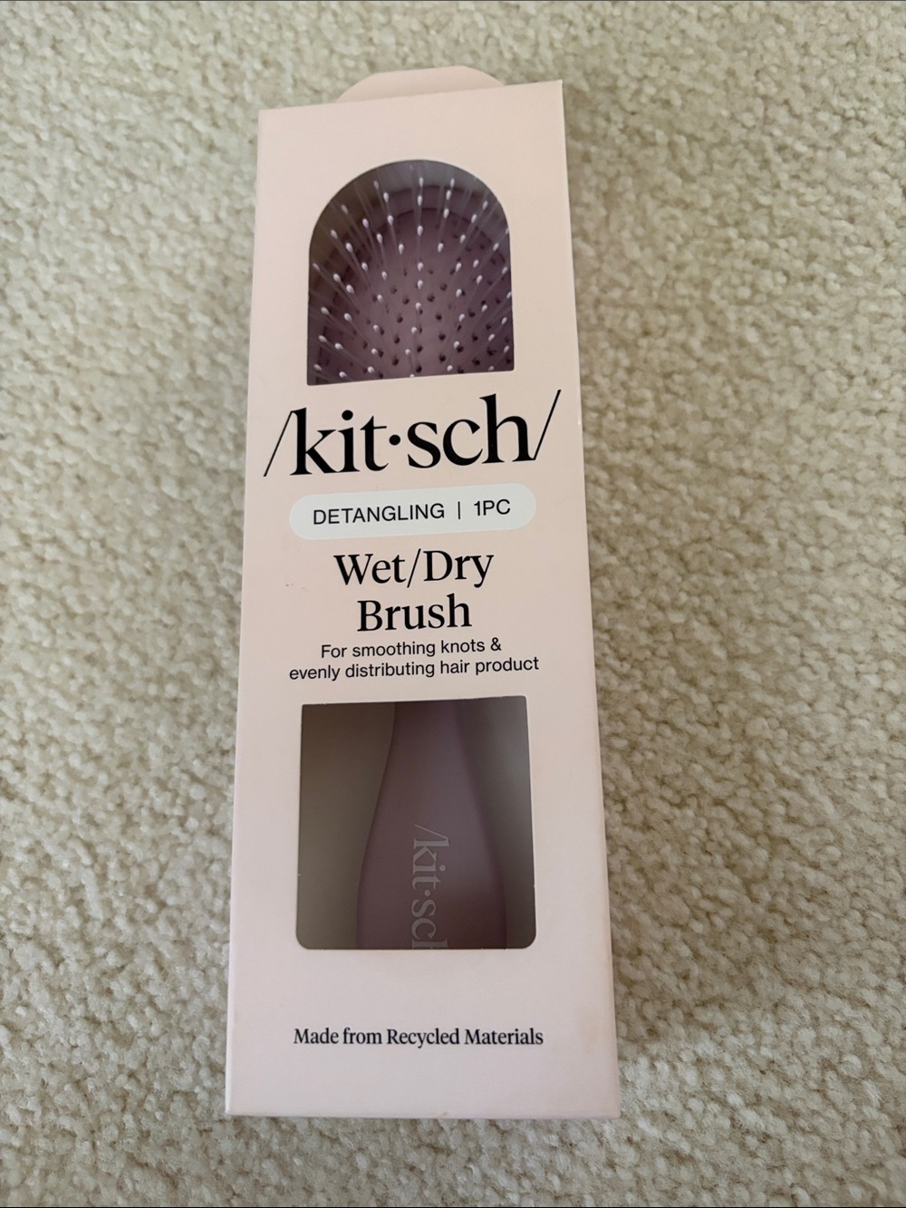 Kitsch Wet/Dry Detangling Brush - Dusty Mauve